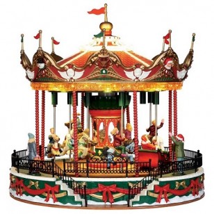 Santa Carousel, with 4.5V Adaptor
